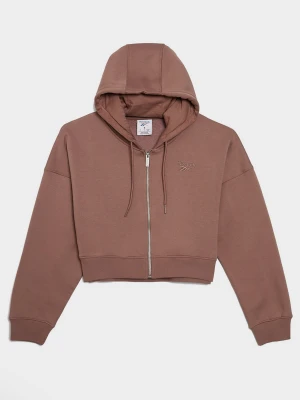 Reebok Bluza Rozpinana Z Kapturem Pernille brązowy