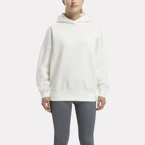 Reebok - Bluza z kapturem Lux Oversized, female, Chalk, Size: