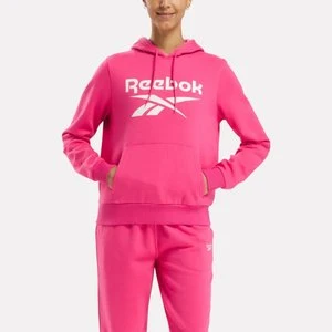 Reebok - Bluza z kapturem Reebok Identity Big Logo Fleece, female, Bold Pink, Size: