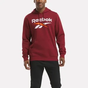 Reebok - Bluza z kapturem Reebok Identity Big Logo Fleece, male, Rich Maroon, Size:
