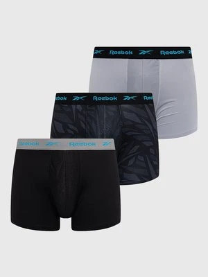 Reebok bokserki (3-pack) męskie kolor czarny