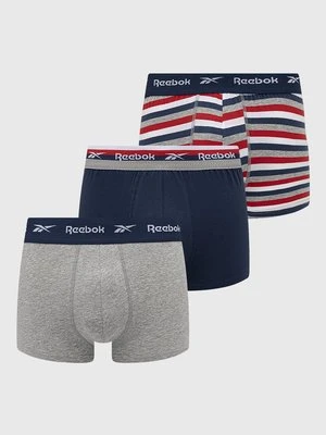 Reebok bokserki (3-pack) męskie kolor granatowy