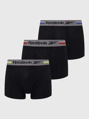 Reebok bokserki (3-pack) męskie kolor szary