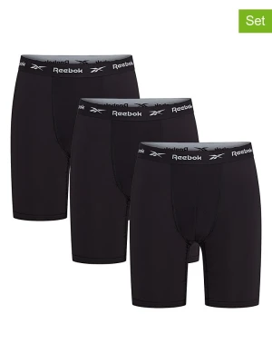 Reebok Bokserki (3 pary) "Hogan" w kolorze czarnym rozmiar: XL