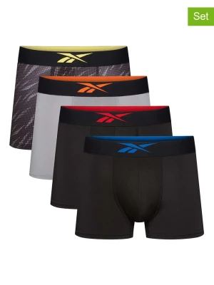 Reebok Bokserki (4 pary) w kolorze czarno-szaro-antracytowym rozmiar: XL