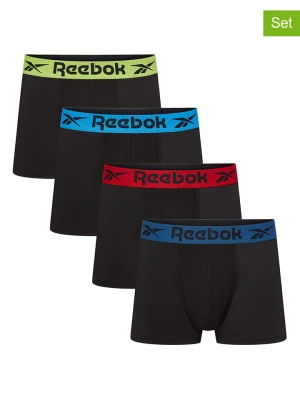 Reebok Bokserki (4 pary) w kolorze czarnym rozmiar: L