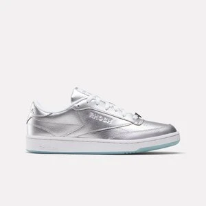 Reebok - Bravo x Club C Sneakersunisex, Silver/Silver/Blue, Size: