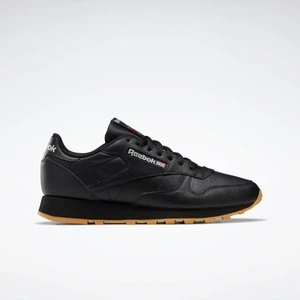 Reebok - Buty Classic Leatherunisex, Black/Pure Grey/Reebok Grey, Size: