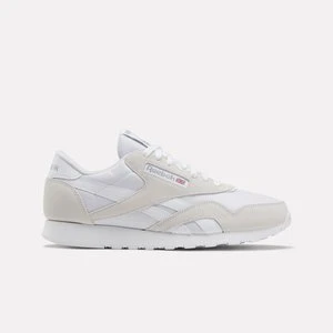 Reebok - Buty Classic Nylon, male, White/White/White, Size:
