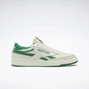 Reebok - Buty Club C Revenge Vintage, male, Chalk / Paper White / Glen Green, Size: