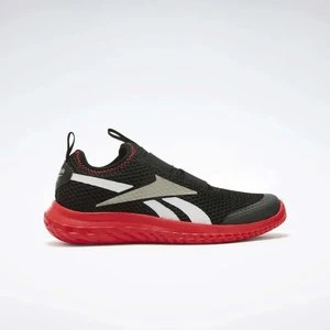 Reebok - Buty Rush Runner Slip-Onunisex, Black/Energy Red/White, Size: