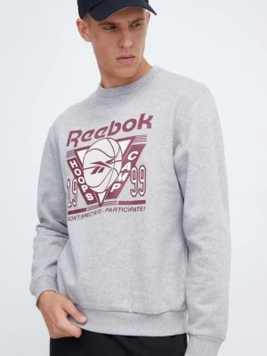 Reebok Classic bluza Basketball męska kolor szary z nadrukiem
