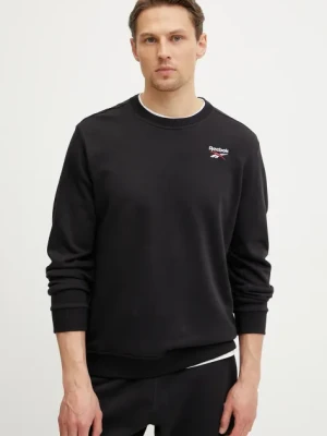Reebok Classic bluza męska kolor czarny z aplikacją 100221788