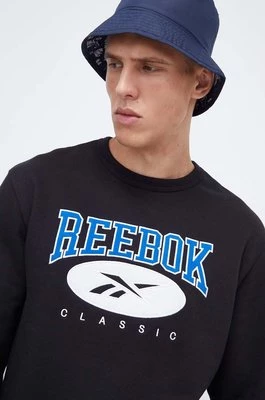 Reebok Classic bluza męska kolor czarny z aplikacją