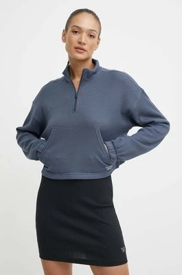 Reebok Classic bluza Wardrobe Essentials damska kolor niebieski gładka 100075338
