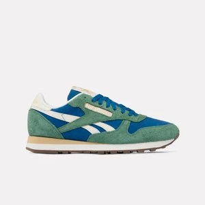 Reebok - Classic Leather Sneakersunisex, Athleticblue/Fieldgreen/Chalk, Size: