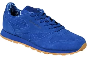 Reebok Classic Leather TDC BD5052, Dla dziewczynki, Niebieskie, buty sneakers, skóra zamszowa, rozmiar: 36