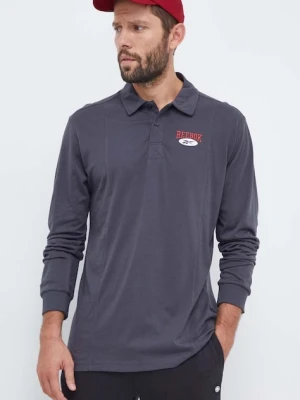 Reebok Classic longsleeve bawełniany szary