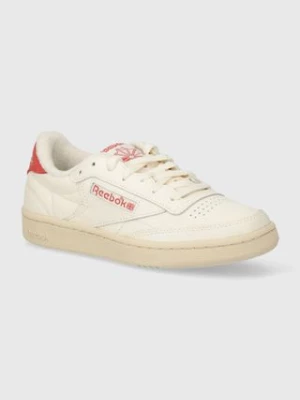 Reebok Classic sneakersy Club C 85 Vintage kolor beżowy 100074233