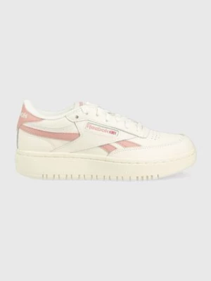 Reebok Classic sneakersy Club C Double Raven GY4802 kolor biały GY4802-CLK/ROS/CK