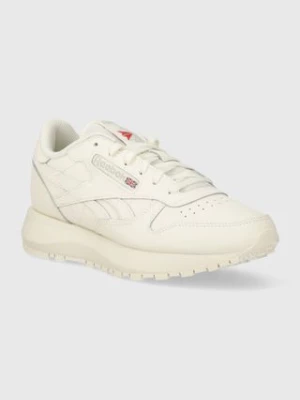 Reebok Classic sneakersy skórzane CLASSIC LEATHER kolor beżowy 100074459