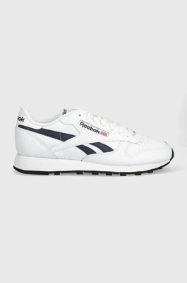 Reebok Classic sneakersy skórzane CLASSIC LEATHER kolor biały