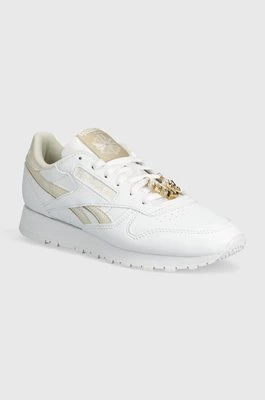 Reebok Classic sneakersy skórzane Classic Vegan kolor biały 100075294