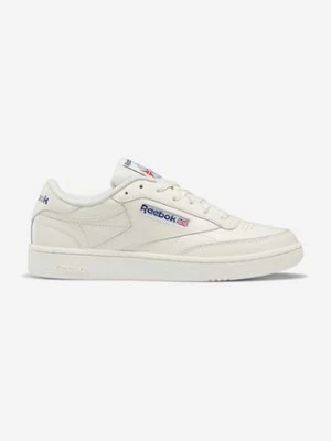 Reebok Classic sneakersy skórzane Club C 85 HP4321 kolor biały HP4321-CK/CHK/COB