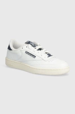 Reebok Classic sneakersy skórzane Club C 85 kolor biały 100074163
