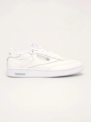 Reebok Classic sneakersy skórzane CLUB C 85 kolor biały AR0455.100000154