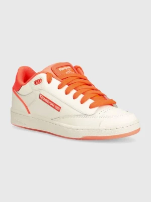 Reebok Classic sneakersy skórzane Club C kolor beżowy 100074249