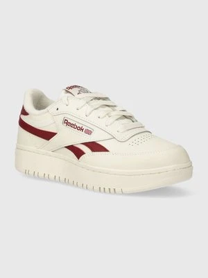 Reebok Classic sneakersy skórzane Club C kolor beżowy 100202356