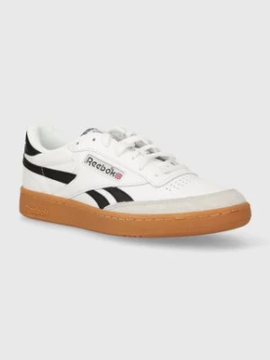 Reebok Classic sneakersy skórzane Club C Revenge Vintage kolor biały 100202316