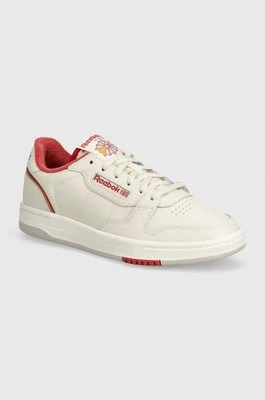 Reebok Classic sneakersy skórzane Phase Court kolor beżowy 100201958
