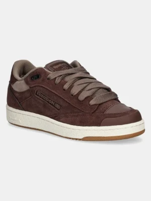 Reebok Classic sneakersy zamszowe Club C Bulc kolor brązowy 100211204