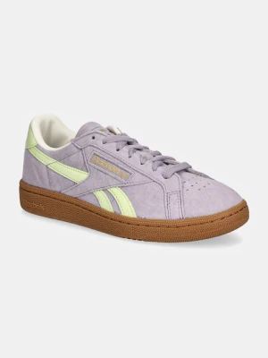 Reebok Classic sneakersy zamszowe Club C Grounds Uk fioletowy