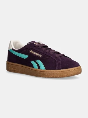 Reebok Classic sneakersy zamszowe Club C Grounds Uk fioletowy