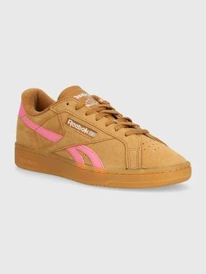 Reebok Classic sneakersy zamszowe Club C kolor beżowy 100206242