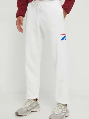Reebok Classic spodnie dresowe biały