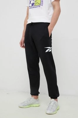 Reebok Classic spodnie dresowe kolor czarny z nadrukiem
