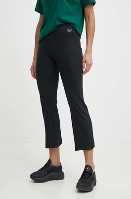 Reebok Classic spodnie Wardrobe Essentials damskie kolor czarny proste high waist 100075526