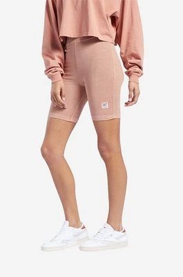 Reebok Classic szorty Cancor damskie kolor różowy gładkie medium waist H49237-ROZOWY