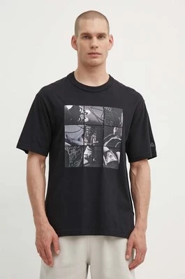 Reebok Classic t-shirt bawełniany Basketball męski kolor czarny z nadrukiem 100075508