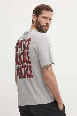 Reebok Classic t-shirt bawełniany Basketball męski kolor szary z nadrukiem 100075507