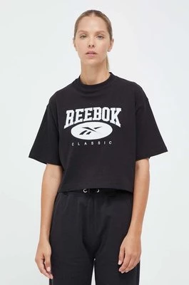 Reebok Classic t-shirt bawełniany ARCHIVE ESSENTIALS kolor czarny 100036314