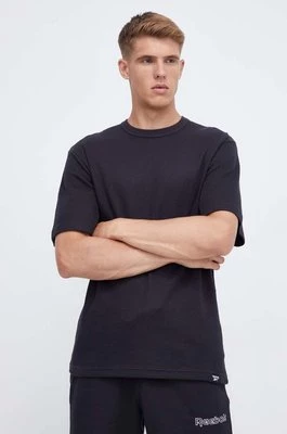 Reebok Classic t-shirt męski kolor czarny gładki