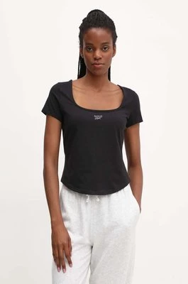 Reebok Classic t-shirt Wardrobe Essentials damski kolor czarny 100075530