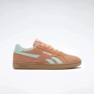 Reebok Clearance - Buty Reebok Court Retro, female, Sunkissed Orange/Glitch Aqua/Gum, Size: