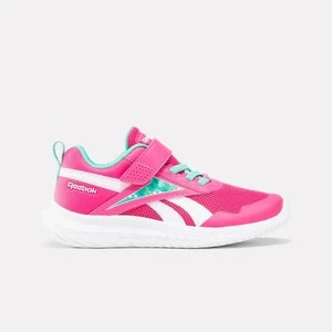 Reebok - Buty Reebok Rush Runner 5 ALTunisex, Bold Pink/Unleashed Green/White, Size:
