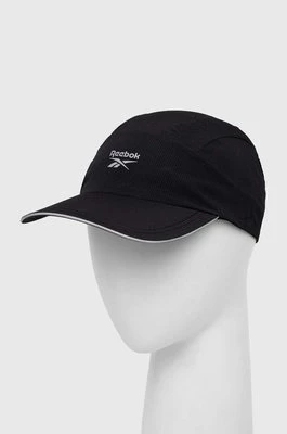 Reebok czapka z daszkiem Series kolor czarny z nadrukiem